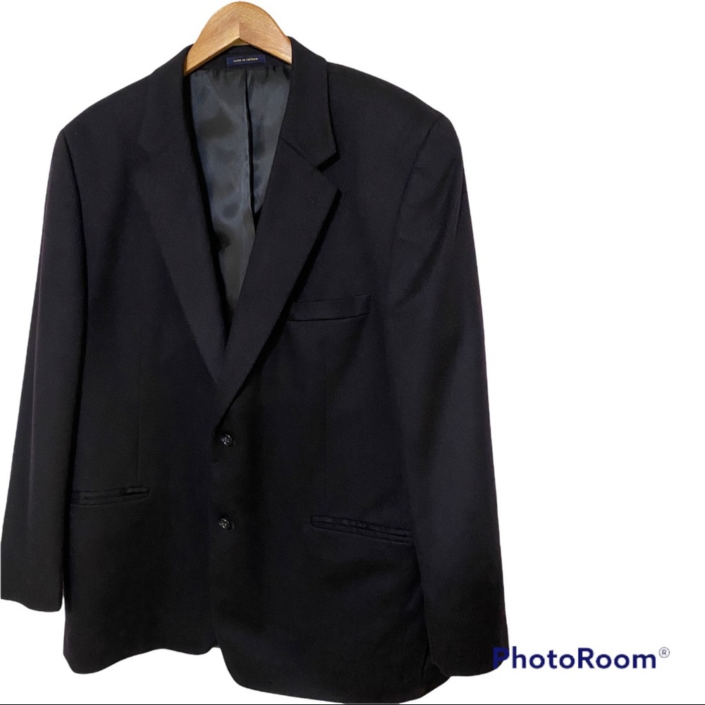 black 100% cashmere sport coat size 46 regular by Club Room blazer jacket
